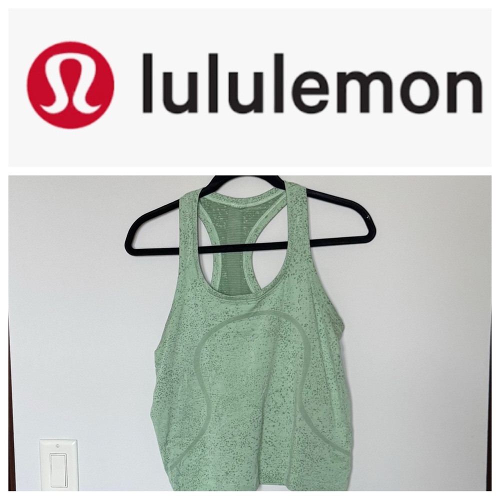 Lululemon Athletica Green Tank Top